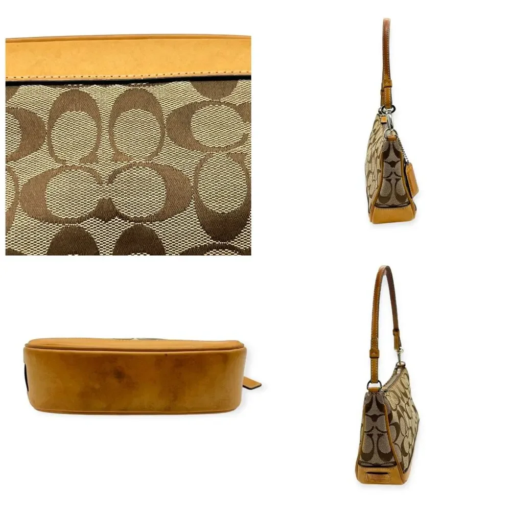 Coach Brown and Tan Mini Bag - Picture 9 of 11